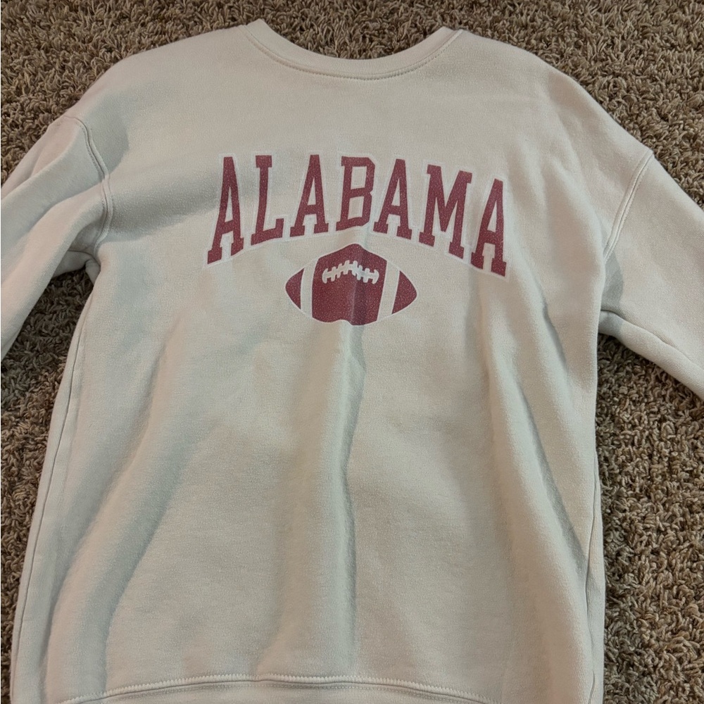 Alabama Sweatshirt with Football Graphic